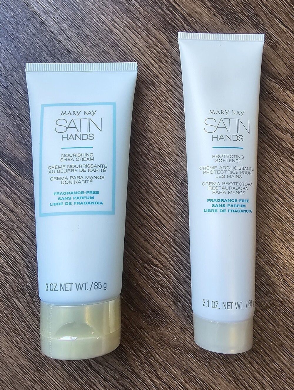 Mary Kay Satin Hands Frangance Free Nourishing Shea Cream Protecting Softener se
